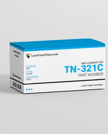 Develop and Konica and Minolta and Muratec and Olivetti A33K430 TN-321C Compatible Cyan Laser Toner Cartridge
