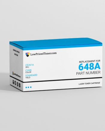 HP CE261A 648A Remanufactured Cyan Laser Toner Cartridge