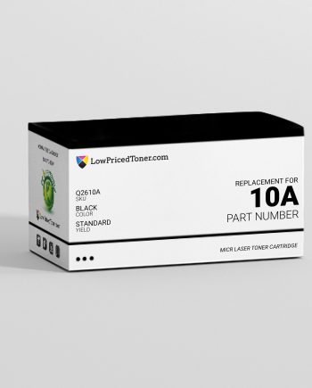 HP Q2610A 10A Remanufactured Black MICR Laser Toner Cartridge