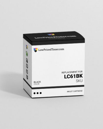 Brother LC61BK Remanufactured Black Ink Cartridge
