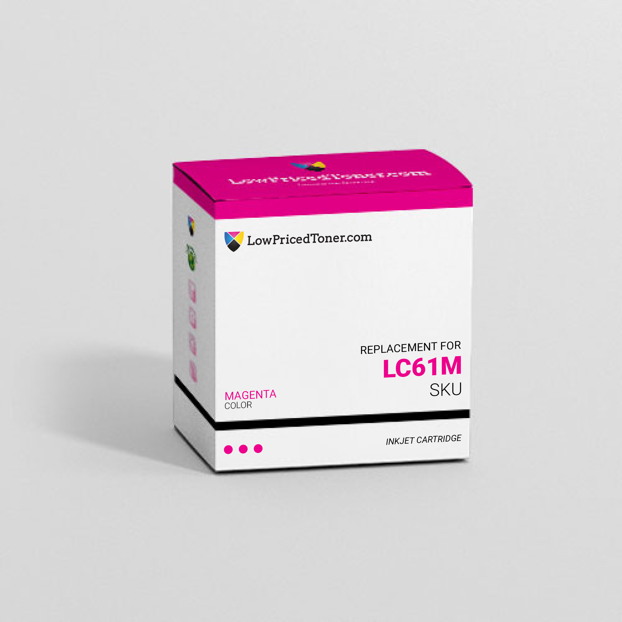 Brother LC61M Remanufactured Magenta Ink Cartridge