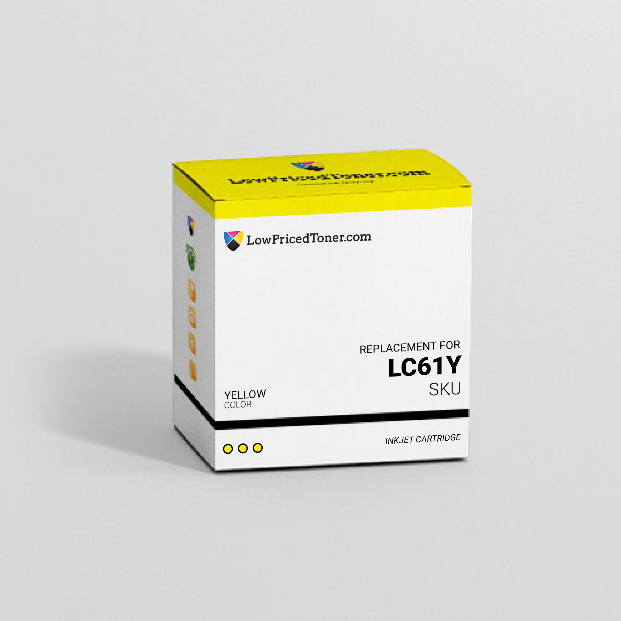 Brother LC61Y Remanufactured Yellow Ink Cartridge