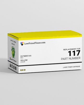 Canon 2575B001AA 117 Remanufactured Yellow Laser Toner Cartridge