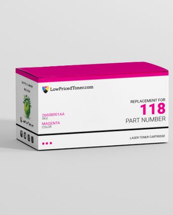 Canon 2660B001AA 118 Compatible Magenta Laser Toner Cartridge