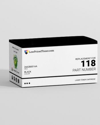 Canon 2662B001AA 118 Compatible Black Laser Toner Cartridge