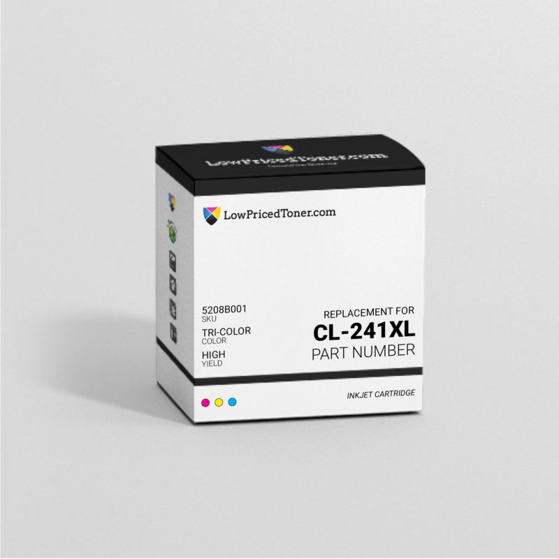 Canon 5208B001 CL-241XL Remanufactured TriColor Ink Cartridge High Yield