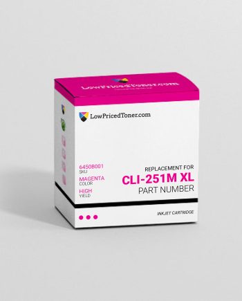 Canon 6450B001 CLI-251M XL Remanufactured Magenta Ink Cartridge High Yield