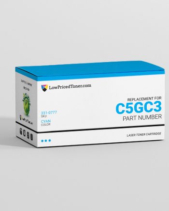 Dell 331-0777 C5GC3 Compatible Cyan Laser Toner Cartridge