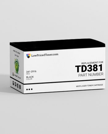Dell 341-2916 TD381 Remanufactured Black MICR Laser Toner Cartridge
