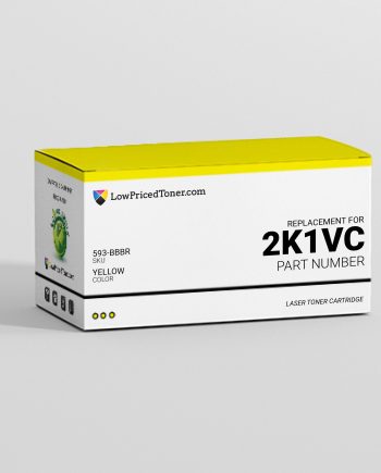 Dell 593-BBBR 2K1VC Compatible Yellow Laser Toner Cartridge