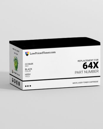 HP CC364X 64X Remanufactured Black MICR Laser Toner Cartridge High Yield