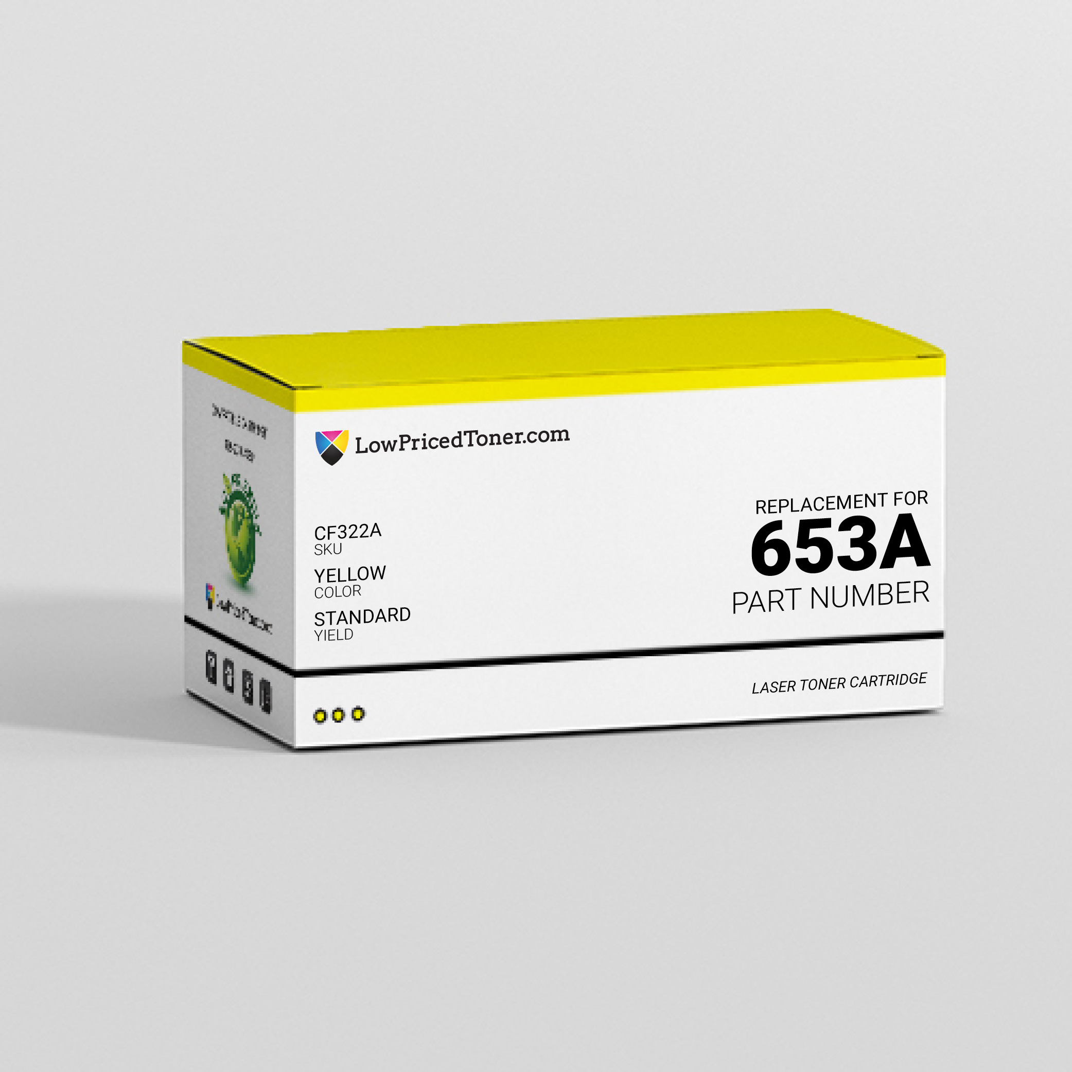 HP CF322A 653A Compatible Yellow Laser Toner Cartridge