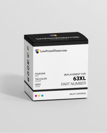 HP F6U63AN 63XL Remanufactured TriColor Ink Cartridge High Yield